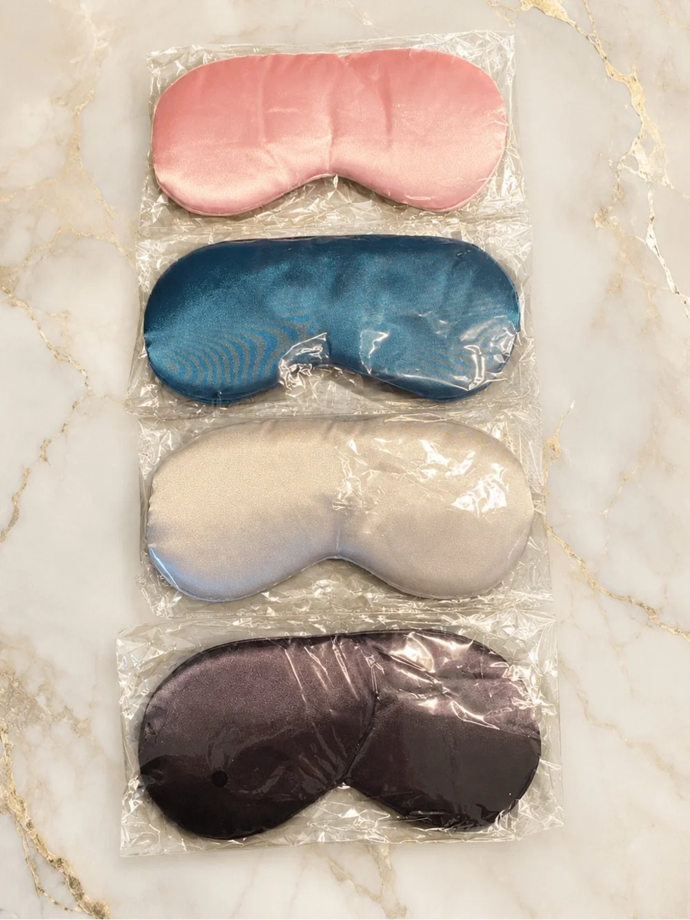Silk Feel Sleep Mask Set Of 4